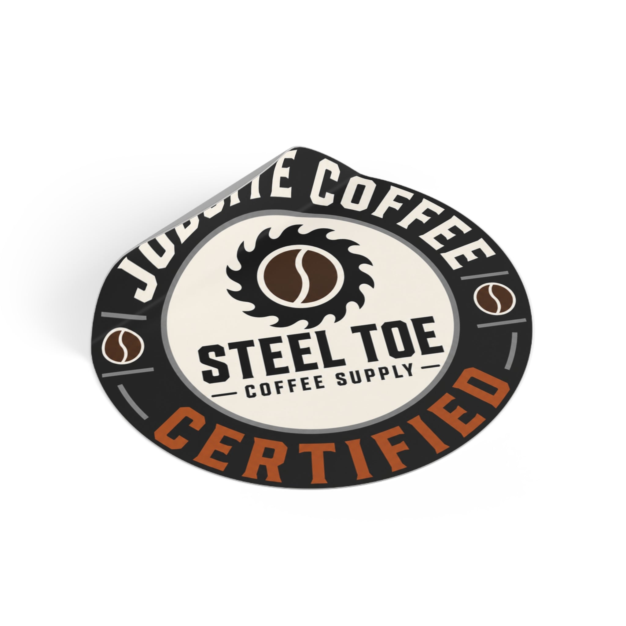 Jobsite certified round sticker