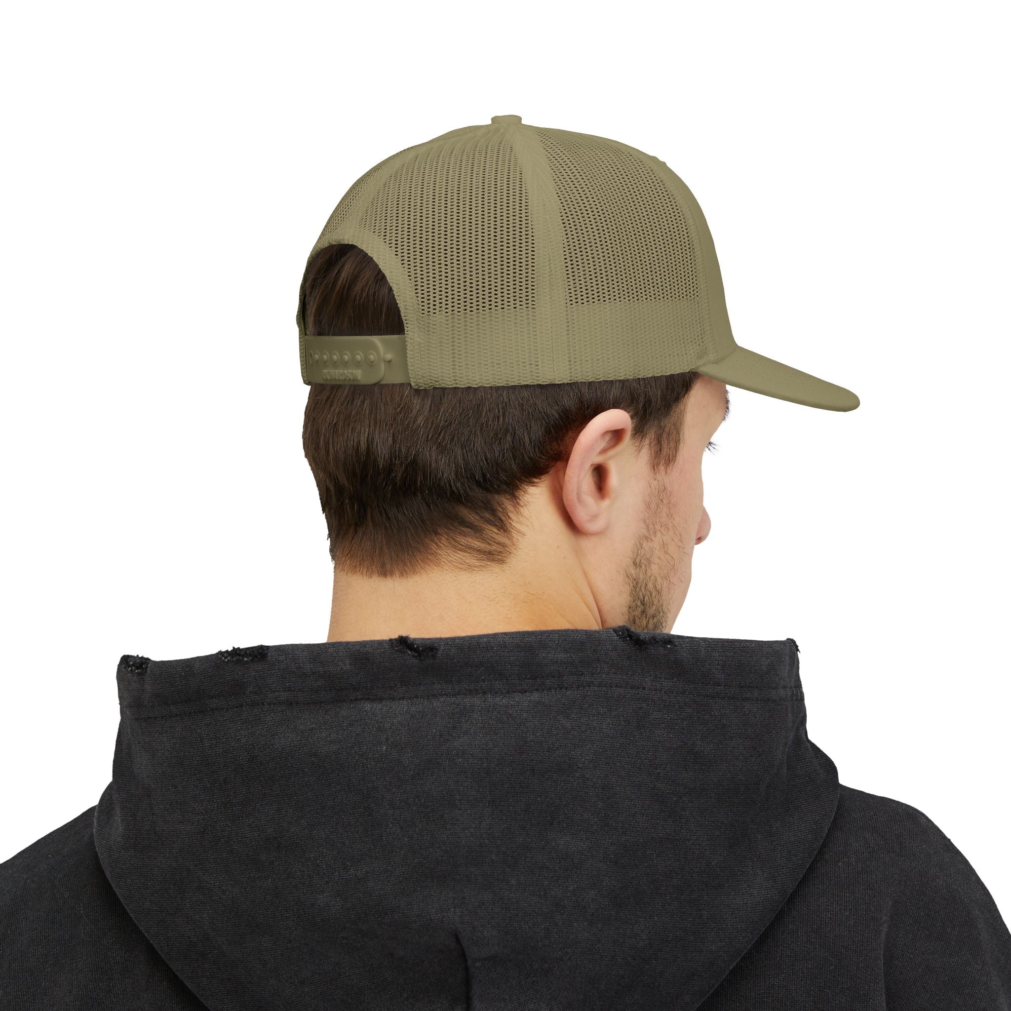 Steel Toe Coffee Supply Trucker Cap — Vintage Logo Snapback Hat