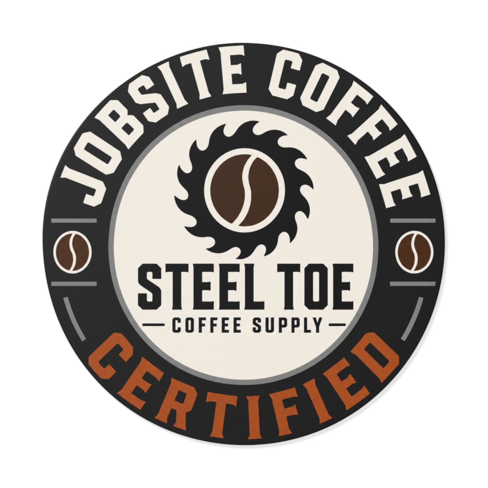 Jobsite certified round sticker